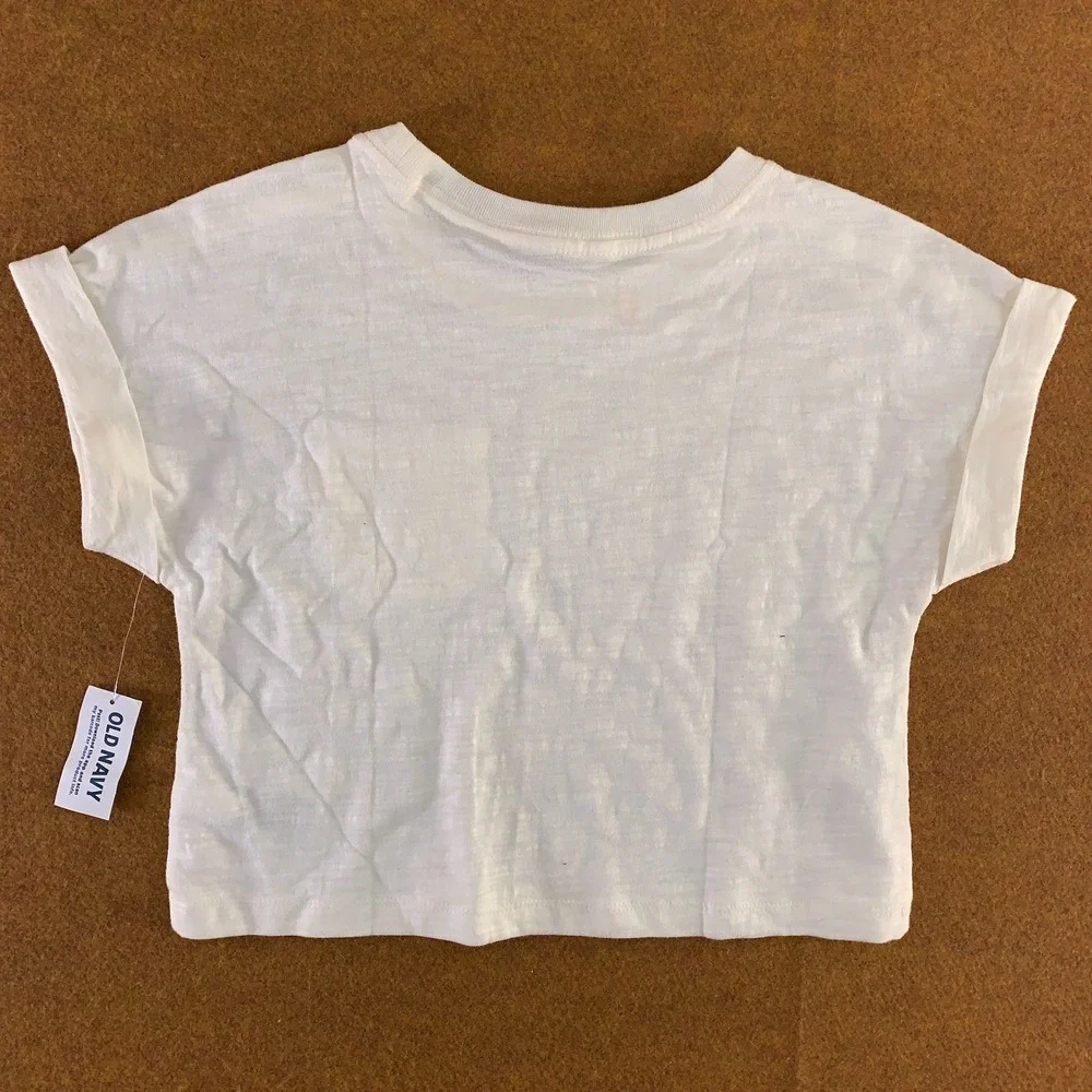 Old Navy Girls Size Small (6-7) Multicolor Short Sleeve Tees 3 Pieces NWT *Flaw